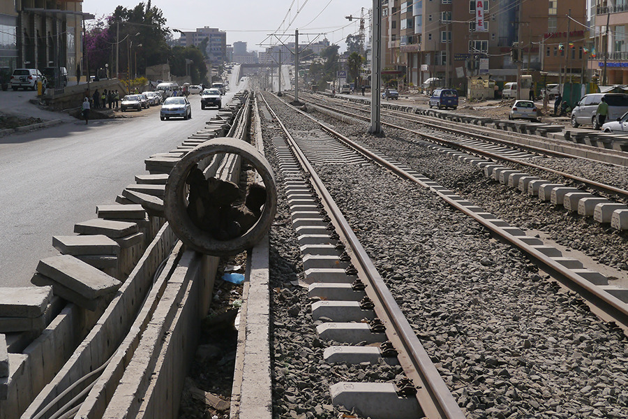 エチオピア、電車開通